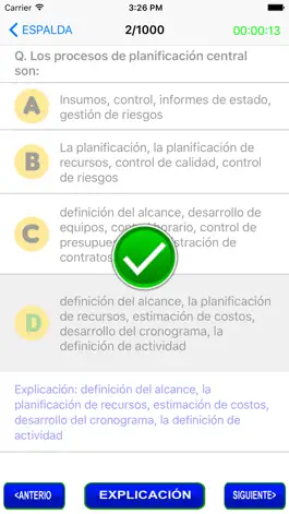 Game screenshot Preguntas del examen PMP apk