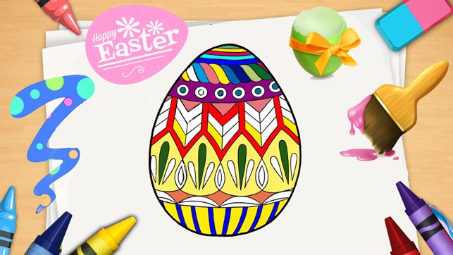 Easter Eggs Coloring Book! Draw, Color & Paint(圖2)-速報App