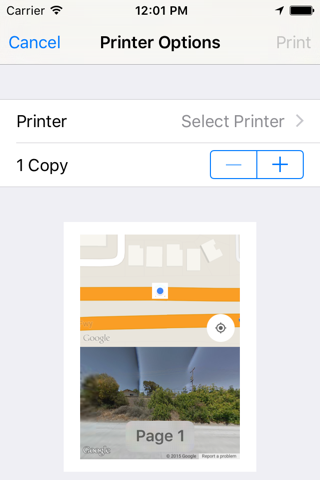 Cool Map Print Pro for Google's Maps screenshot 4