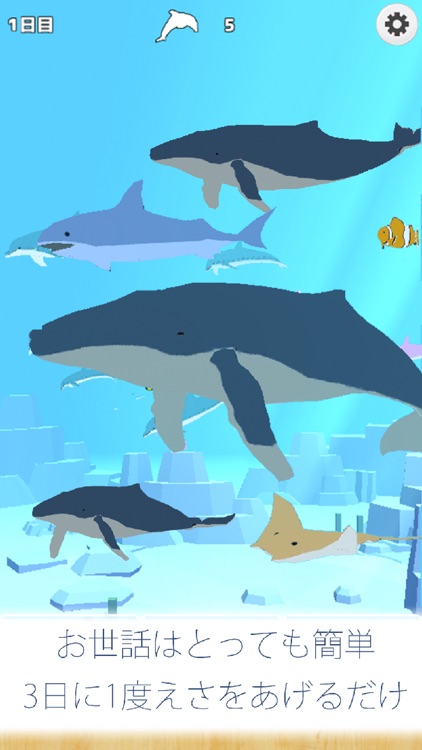 Healing Whale Life Simulation Game
