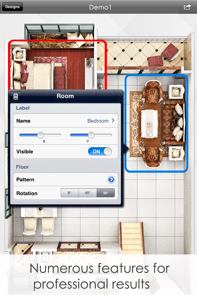 Interior Graphic - floor plans screenshot 4