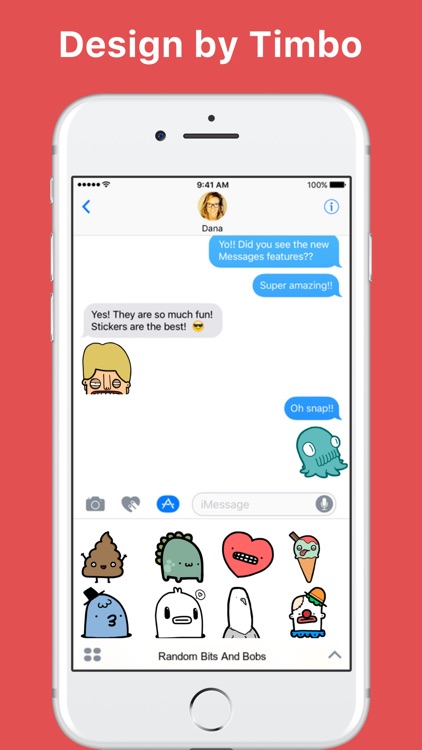 Random Bits And Bobs stickers by Timbo Johnson