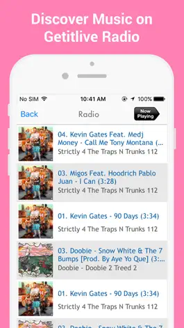 Game screenshot GetItLive - rap/hiphop livemixtapes & radio apk
