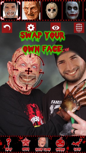 Scary face maker & swap editor