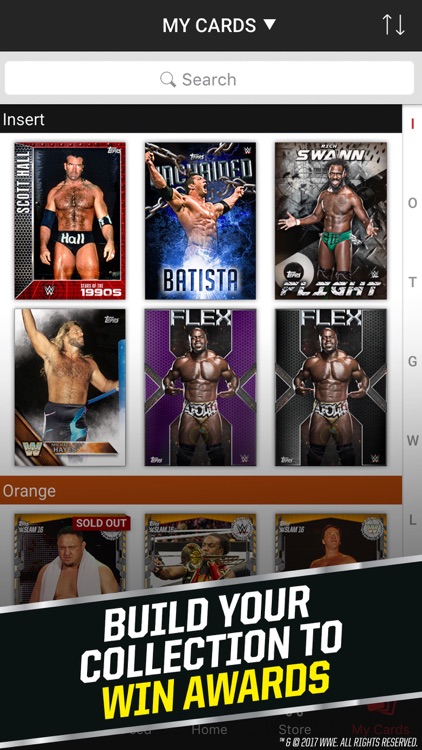 WWE SLAM: Card Trader