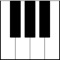 A piano app that supports music score tips