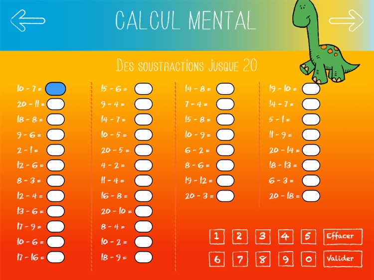 Calcul 1e année - amusant et malin