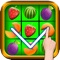 ◀◀◀◀ Keep connecting fruits of same colour to chop them for high score ►►►►