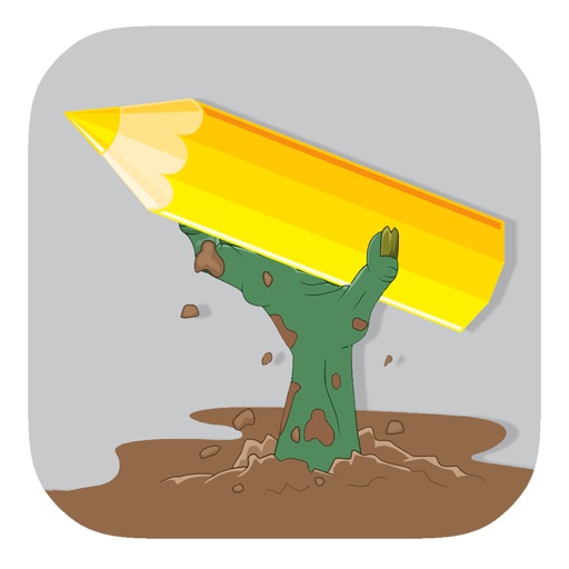 Coloring Page Little Zombies Game Free Edition Icon