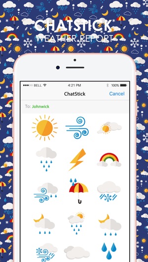 Weather Report Stickers & Keyboard by Ch