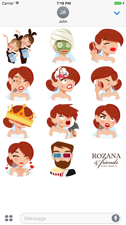 Bride Stickers by ROZANA & friends