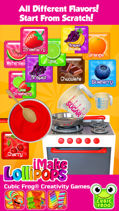 iMake Lollipops Free- Free Lollipop Maker by Cubic Frog Apps More Lollipops? screenshot 2
