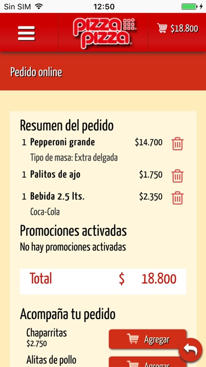 PizzaPizza de Chile screenshot-4