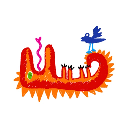 Crayon Monsters Animated stickers by Pinja icon