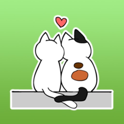 A Couple Cats Stickers