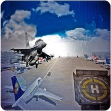 Activities of Jet Fighter Parking Airport : Real Simulation Game