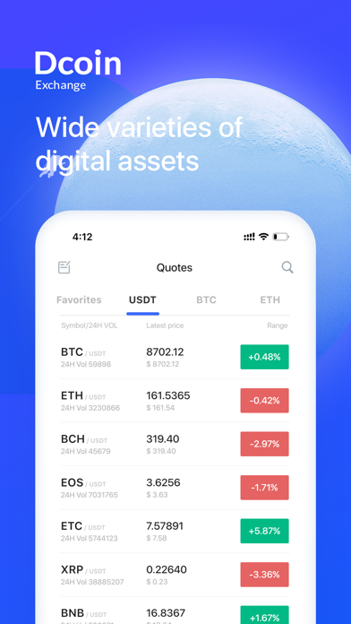 Dcoin - Bitcoin Exchange screenshot 2
