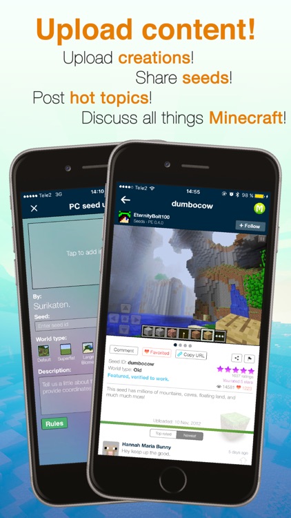 Seeds Pro For Minecraft - Server, Skins, Community screenshot-4