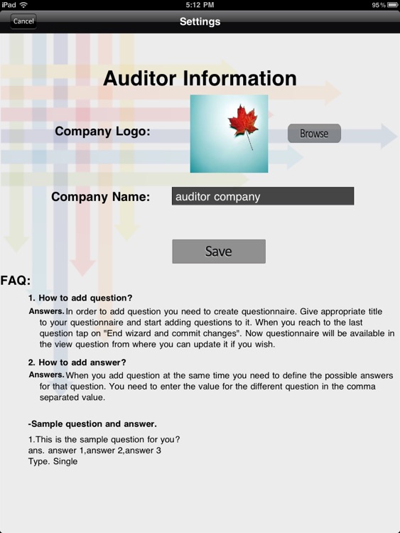 Audit app - Quality Audit, Risk assessment