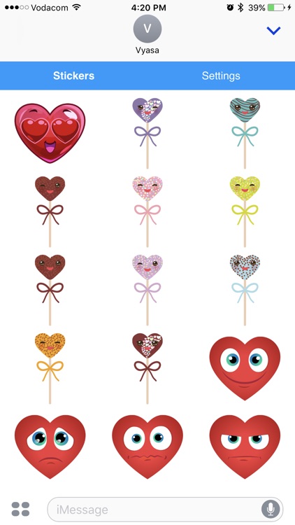 Heart Emoji - Love Emoticon Stickers for Texting