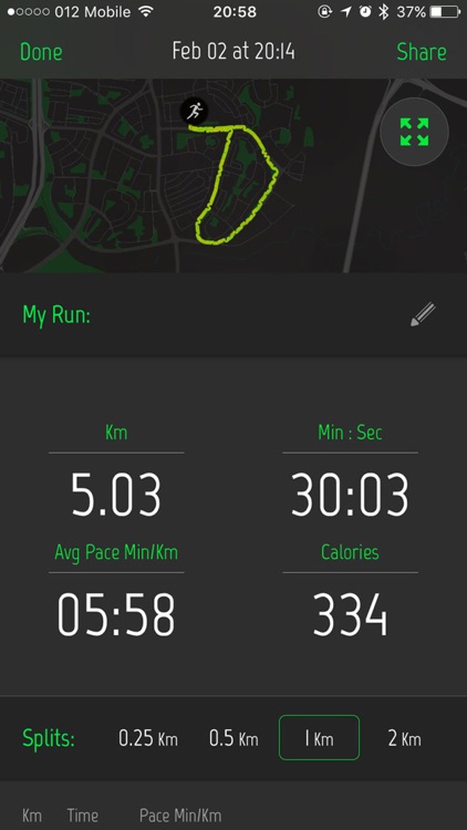 Running Distance Tracker.