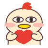 Baby Chicken Go Animated Stickers