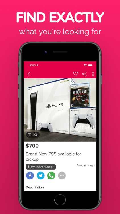 Marketplace: Buy and Sell