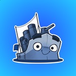 Ship and Captain in the Water Stickers