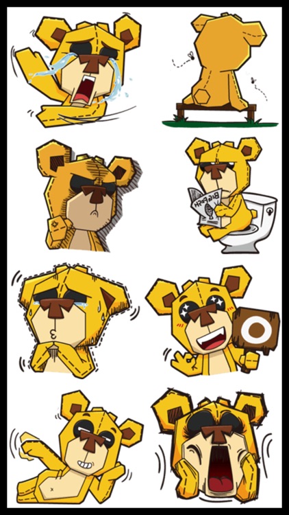 Plushy Bear Stickers