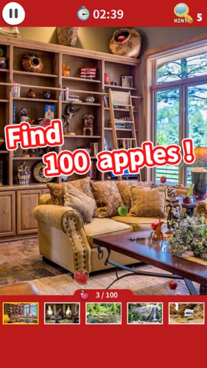 Hidden Object Game : 100 Apples