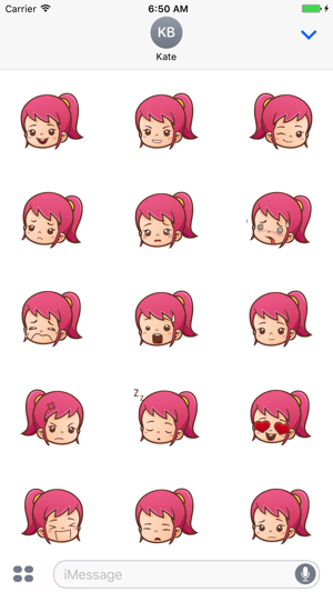 Sticker Me Pinky Girl(圖2)-速報App