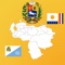Venezuela State Maps, Flags and Capitals