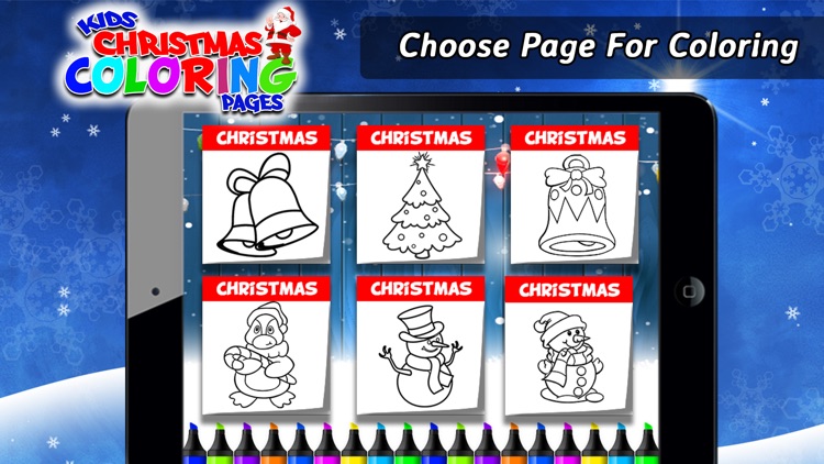 Kids Christmas Coloring Pages - Christmas Game