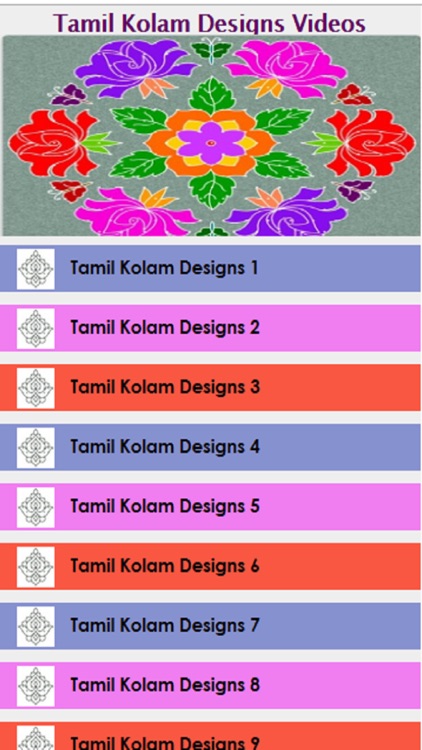 Tamil Kolam Designs Videos