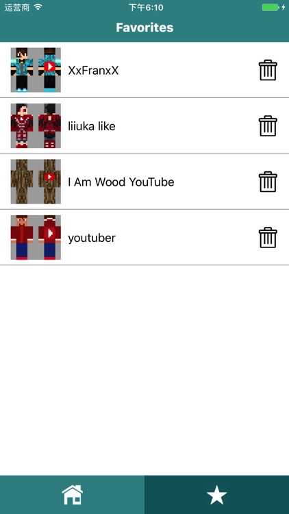 Youtuber SKINS App for Minecraft PE - MCPE Skins