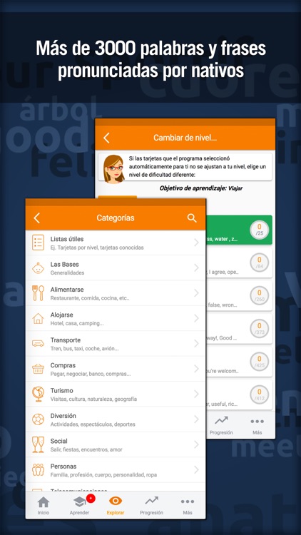 Aprende inglés - MosaLingua screenshot-3