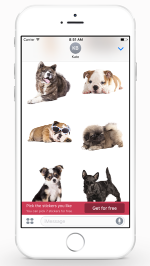 Cute Puppies Stickers(圖1)-速報App