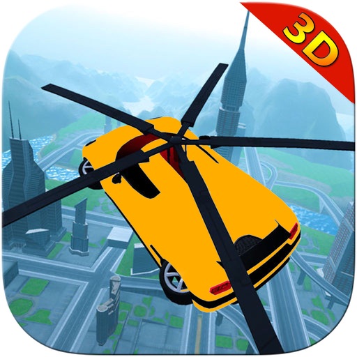 New Flying Helicopter Car 2017 iOS App