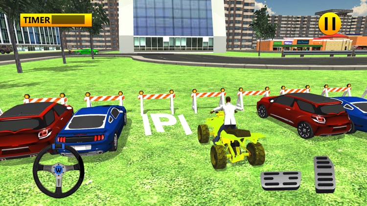 Quad bike tricky parking & crazy driving simulator