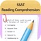 SSAT Reading Comprehension app contains 21 passages with 600 questions