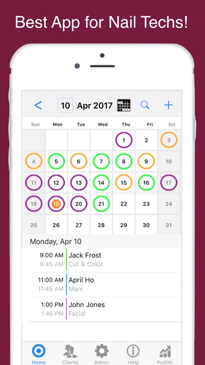 Nail Tech Schedule & Reminder