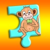 Monkey Curious Jigsaw Puzzle for Little Kids