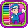Hero Postman Games Coloring Book For Kids