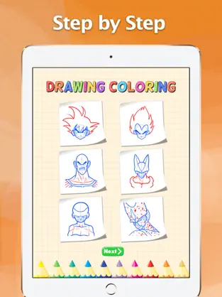 Screenshot 2 How to Draw for Dragon Ball Z Drawing and Coloring iphone