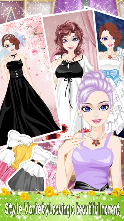 Princess shiny dress - Makeup plus girly games