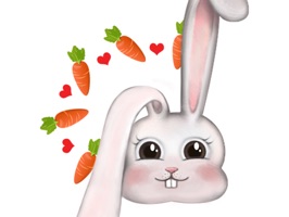 We are happy to present you a new pack of handcrafted stickers and a new character in our collection - Beam Bunny
