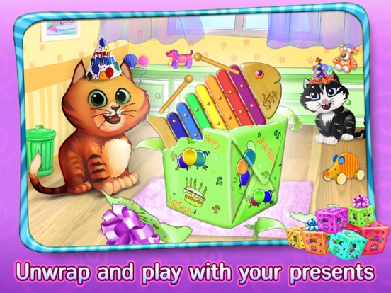 Игра Kitty Cat Birthday Surprise: Care, Dress Up & Play