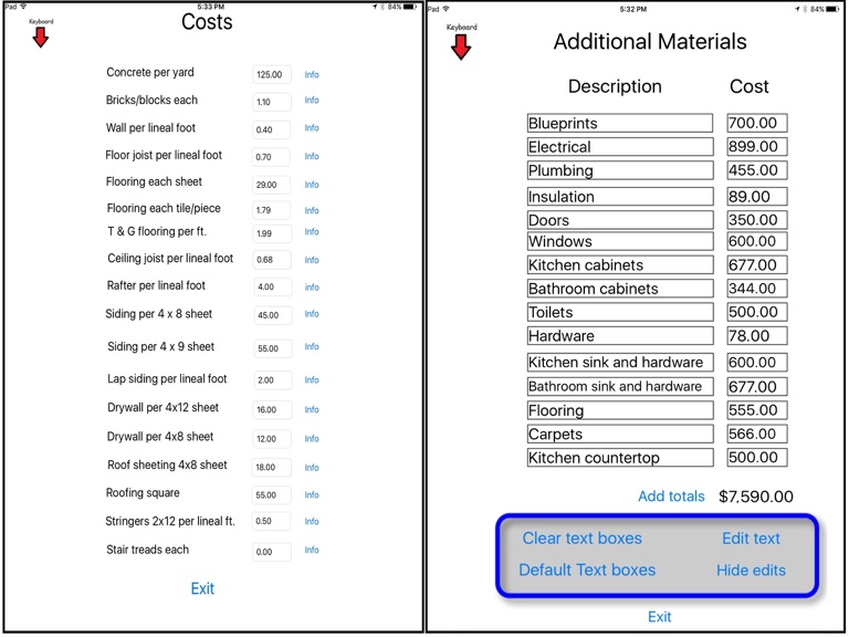 【图】Tiny House Construction Estimator(截图2) 【图】Tiny House Construction Estimator(截图2)