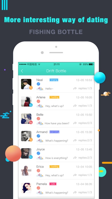 Waka Chat-meet strangers,anonymous dating Screenshot on iOS