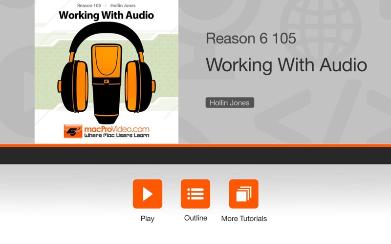 Course for Reason 6 - Working With Audio thumbnail 1